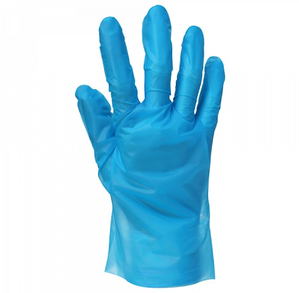 Перчатки из эластомера (синие) размер M - фото
