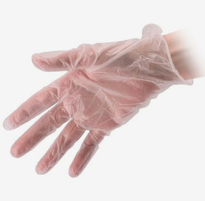 Стерильные виниловые перчатки - фото