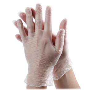 Виниловые одноразовые перчатки - фото